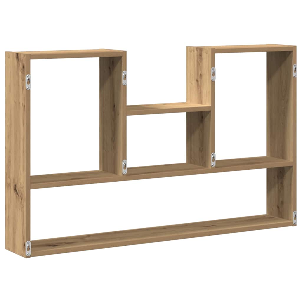 Étagère murale chêne artisanal 99x15x60 cm bois d'ingénierie