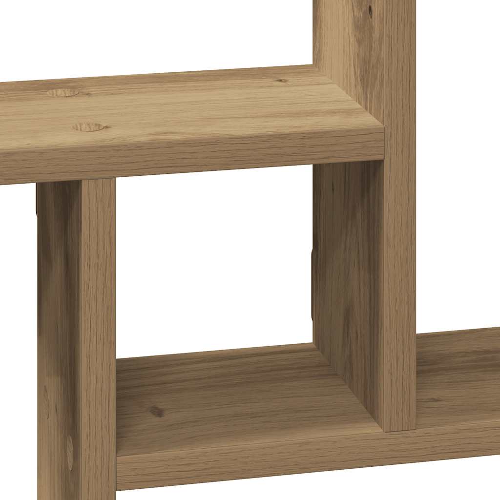 Étagères murales 2 pcs chêne artisanal bois d'ingénierie