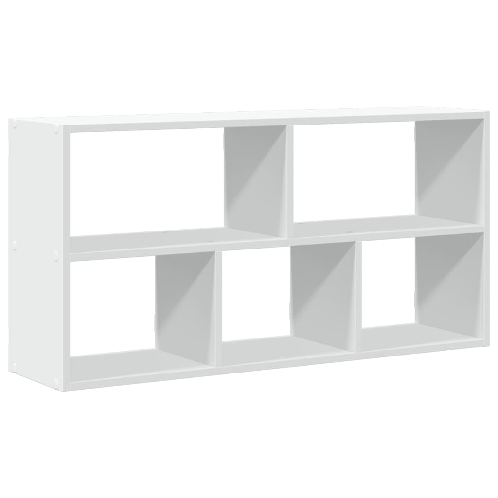Étagère murale blanc 100x25x50 cm bois d'ingénierie
