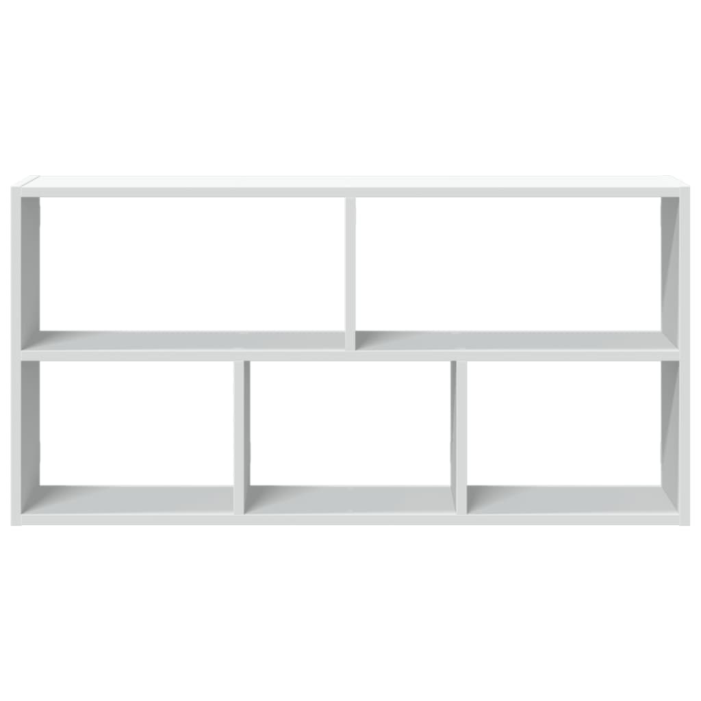 Étagère murale blanc 100x25x50 cm bois d'ingénierie
