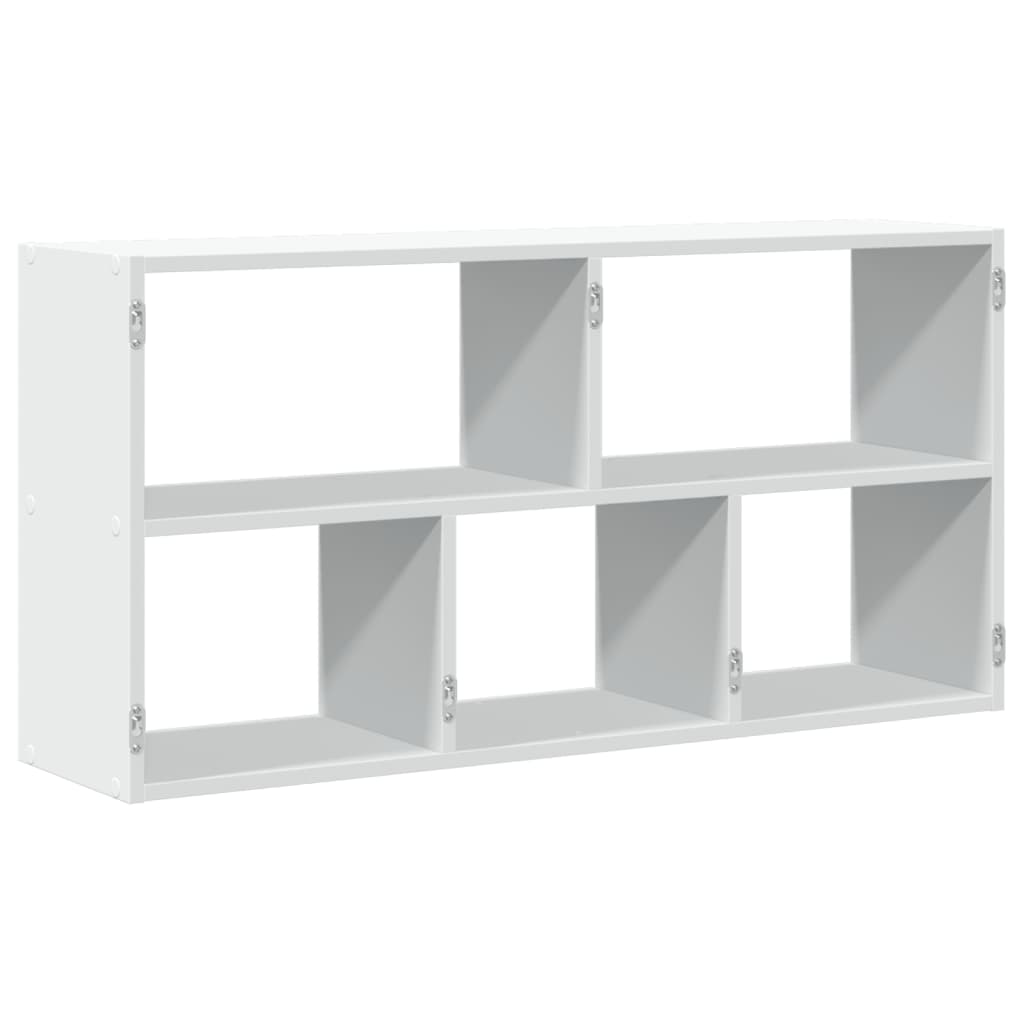 Étagère murale blanc 100x25x50 cm bois d'ingénierie