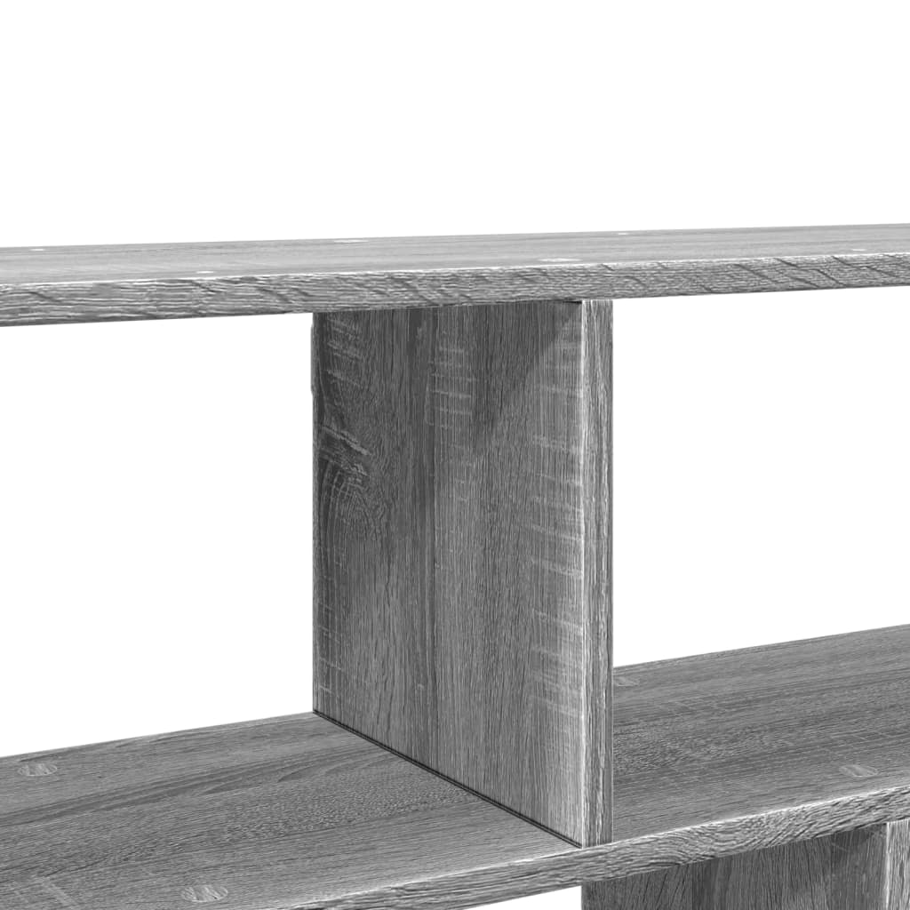 Étagère murale sonoma gris 100x25x50 cm bois ingénierie