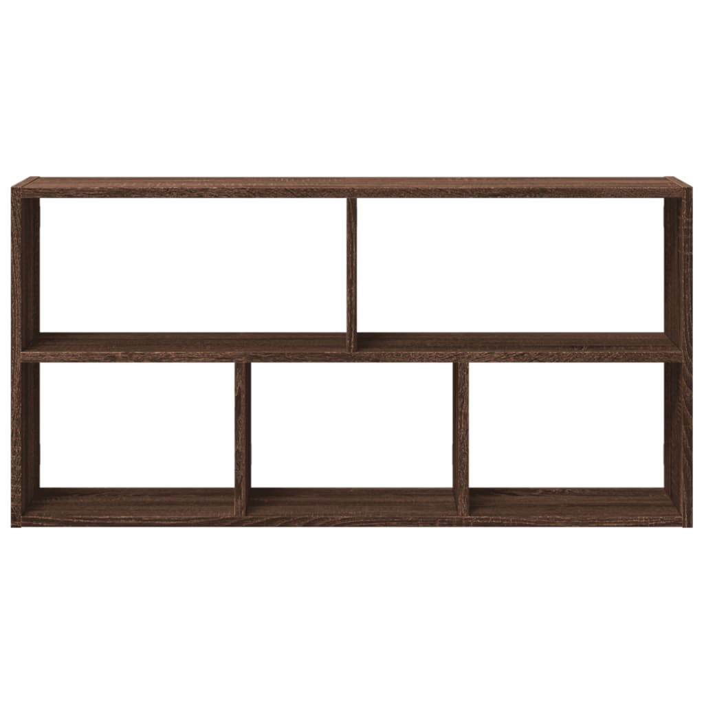 Étagère murale chêne marron 100x25x50 cm bois d'ingénierie