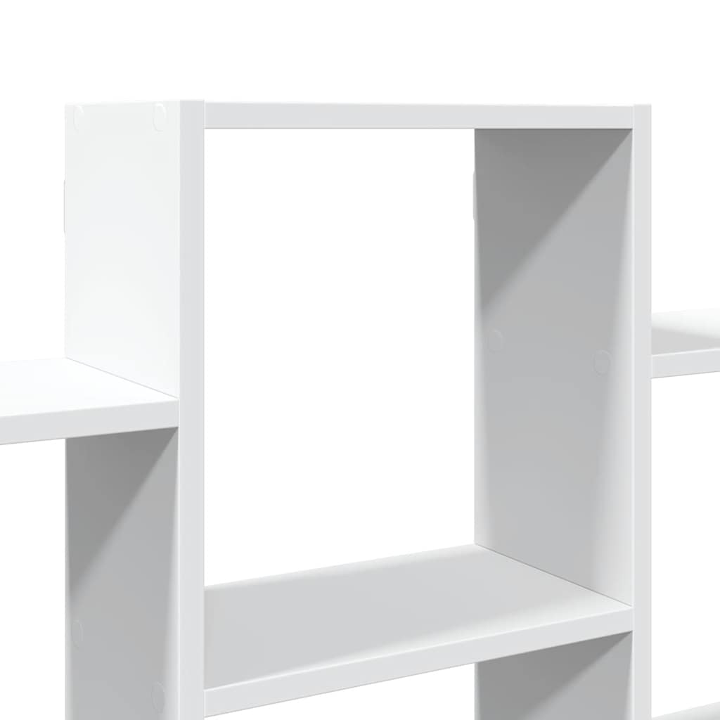 Étagère murale blanc 159x18x66 cm bois d'ingénierie