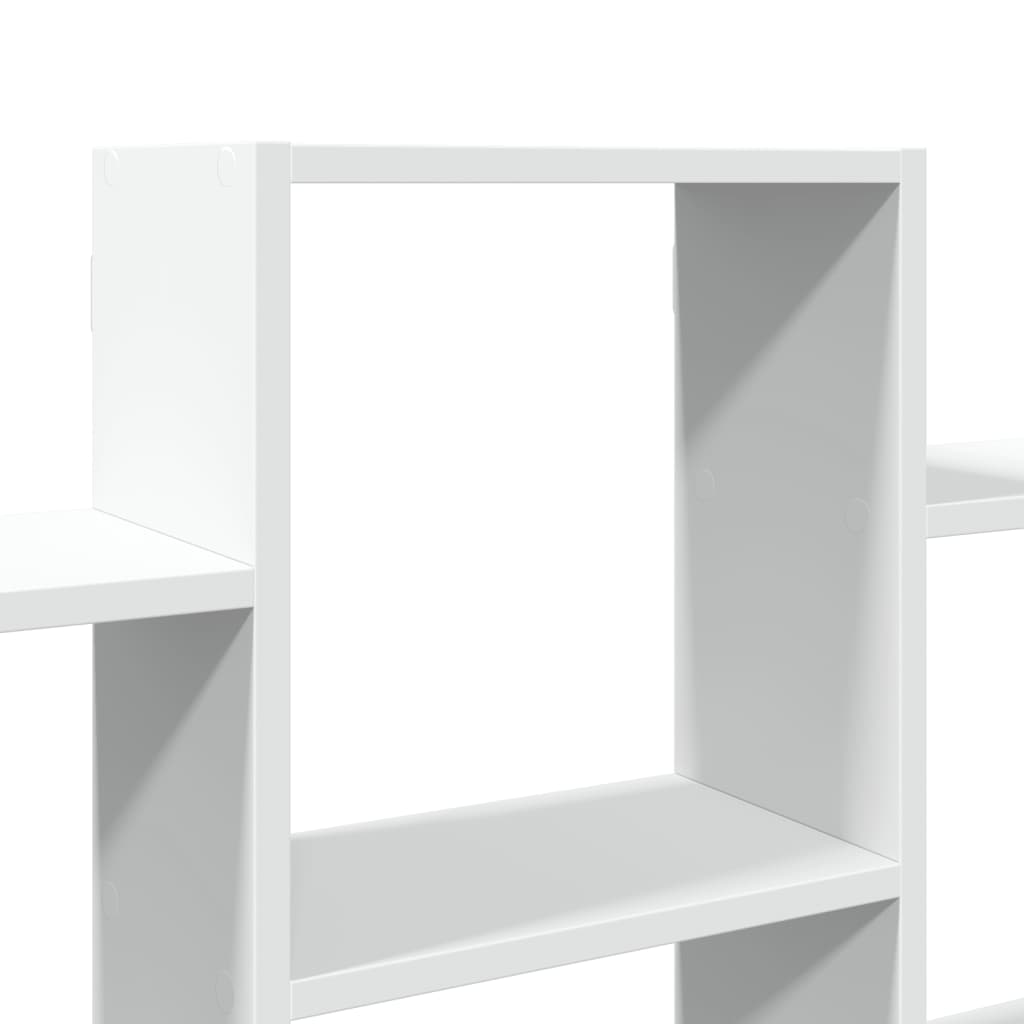 Étagère murale blanc 159x18x66 cm bois d'ingénierie