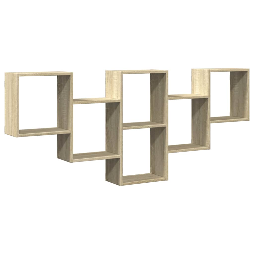 Étagère murale chêne sonoma 159x18x66 cm bois d'ingénierie