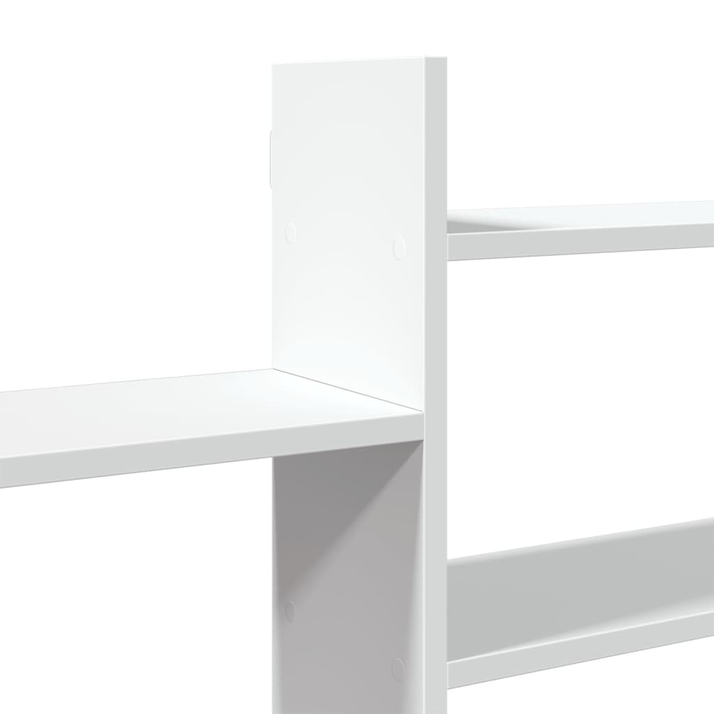 Étagère murale blanc 167,5x18x68 cm bois d'ingénierie