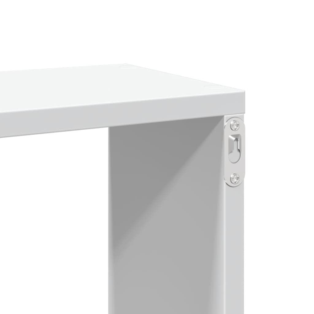 Étagère murale blanc 167,5x18x68 cm bois d'ingénierie
