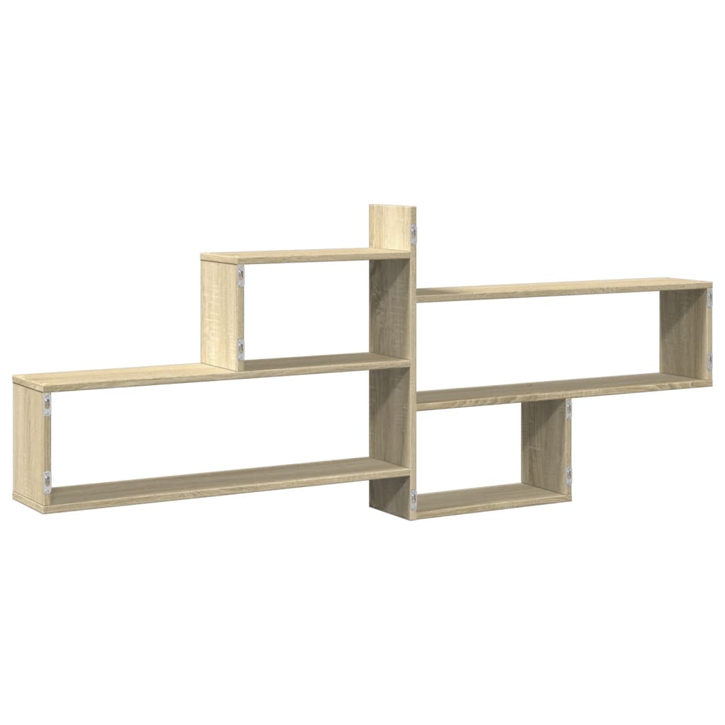 Étagère murale chêne sonoma 167,5x18x68 cm bois d'ingénierie