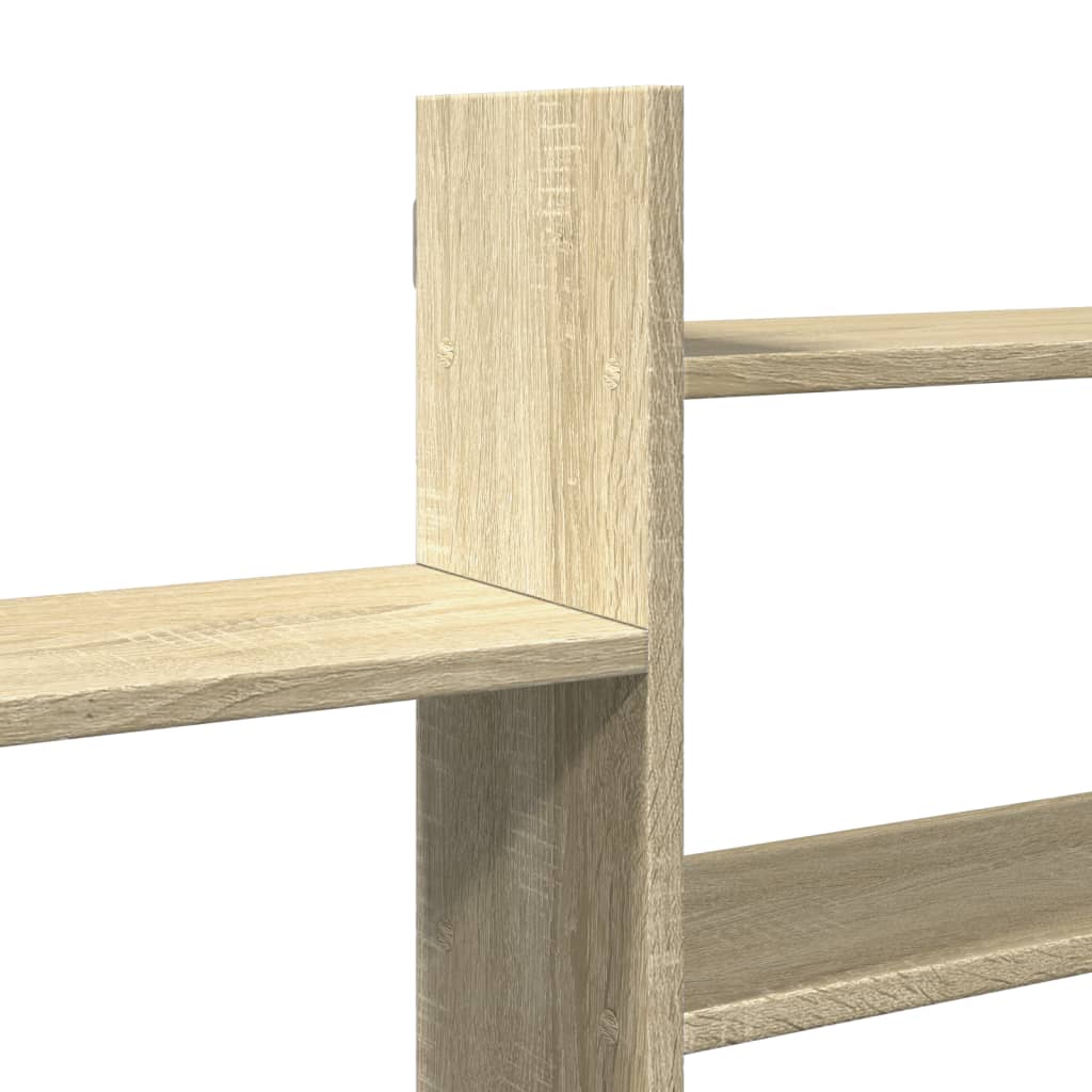 Étagère murale chêne sonoma 167,5x18x68 cm bois d'ingénierie