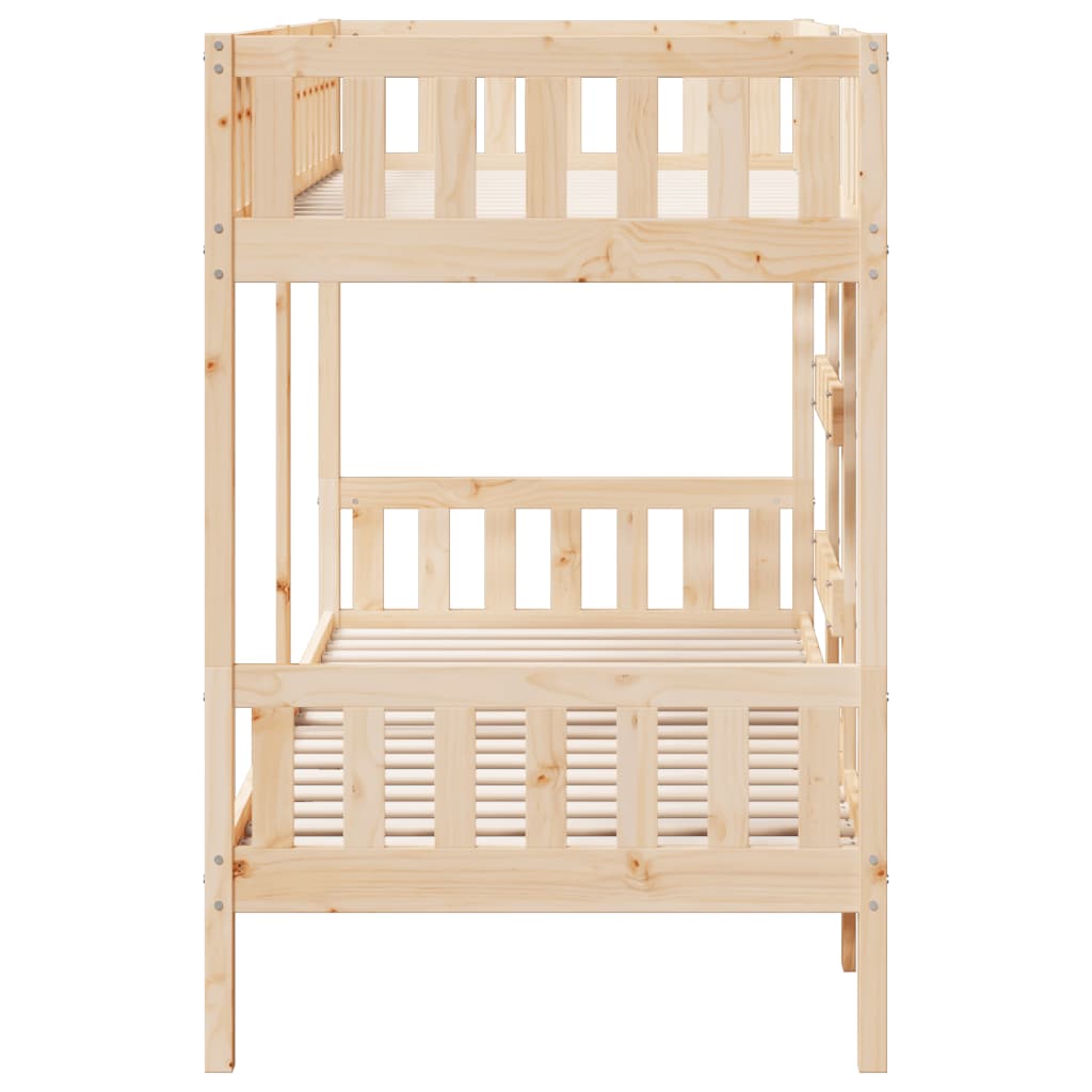 Lit superposé 75x190 cm Bois de pin massif