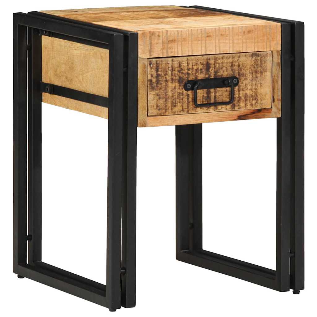 Table d'appoint Marron 40 x 40 x 50 cm bois de manguier massif