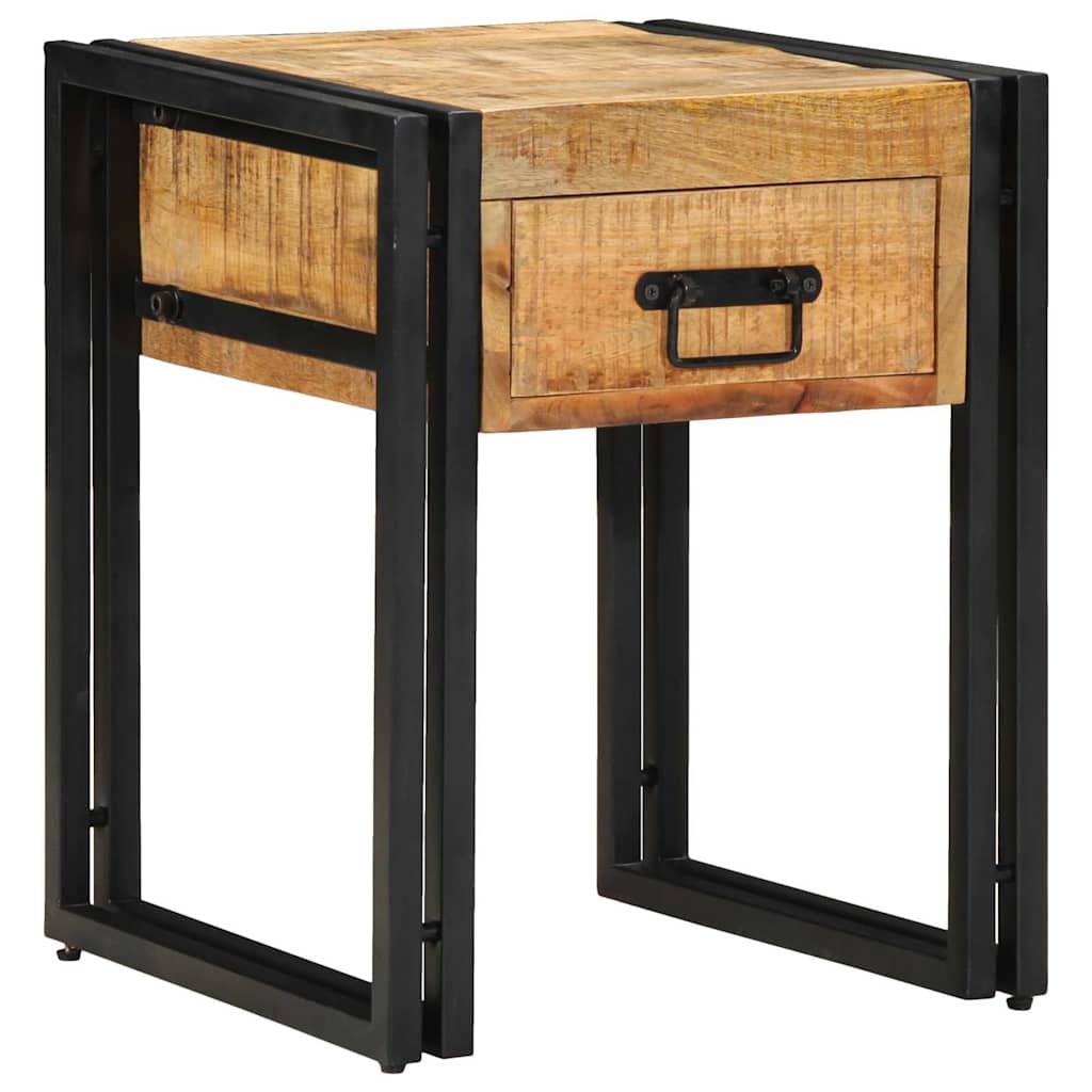 Table d'appoint Marron 40 x 40 x 50 cm bois de manguier massif