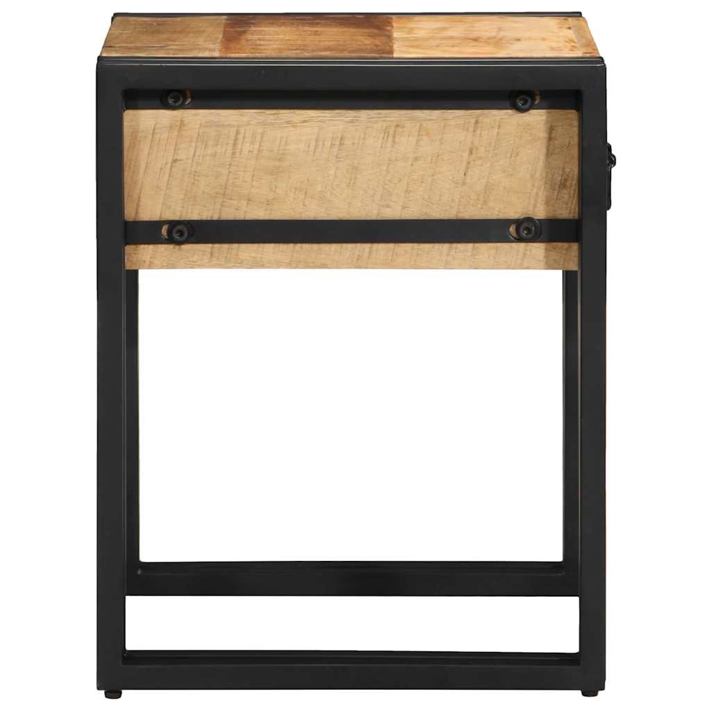 Table d'appoint Marron 40 x 40 x 50 cm bois de manguier massif