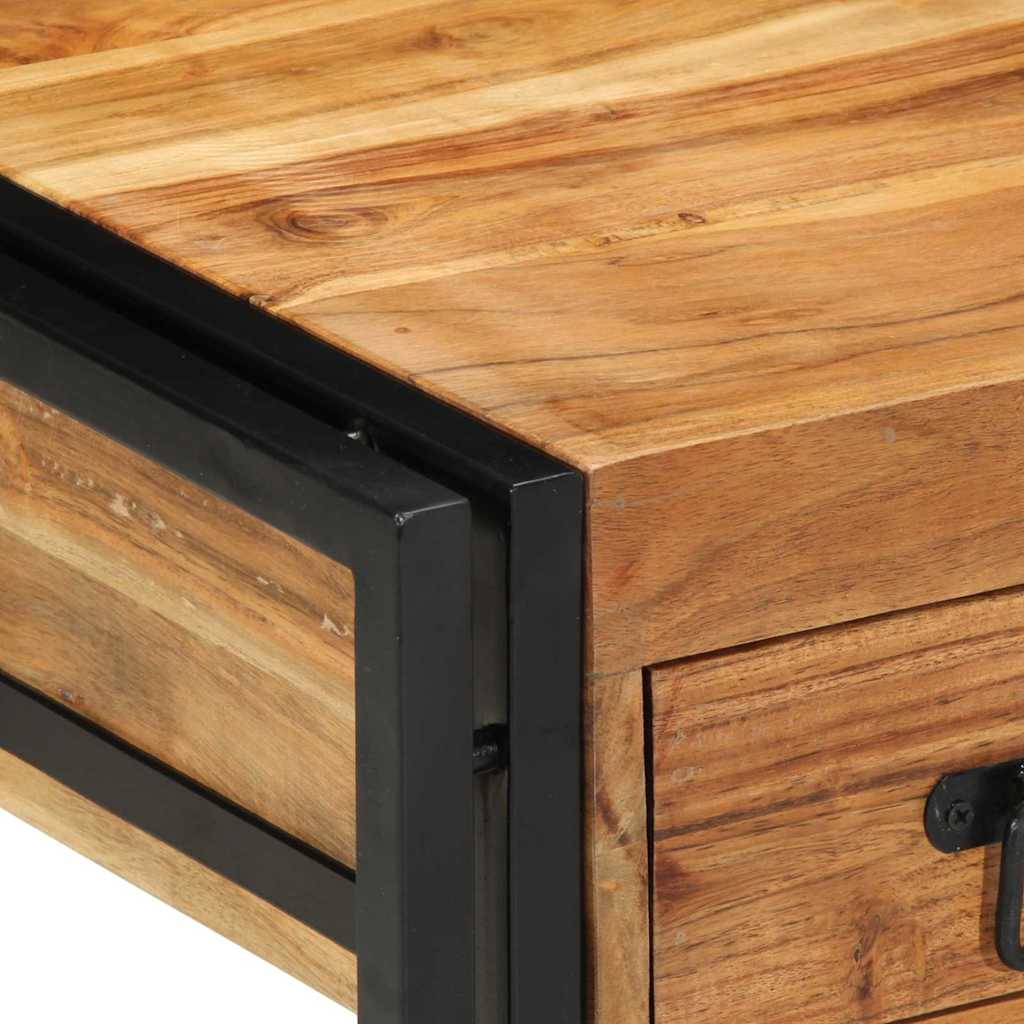 Table d'appoint Marron 40 x 40 x 50 cm Bois d'acacia massif