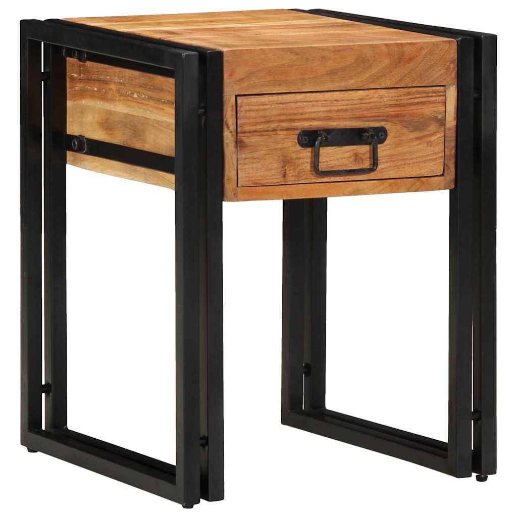 Table d'appoint Marron 40 x 40 x 50 cm Bois d'acacia massif