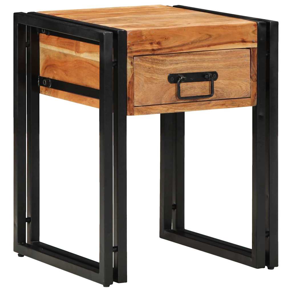 Table d'appoint Marron 40 x 40 x 50 cm Bois d'acacia massif