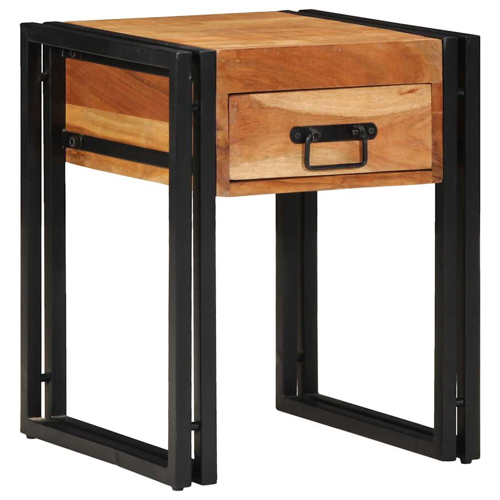 Table d'appoint Marron 40 x 40 x 50 cm Bois d'acacia massif