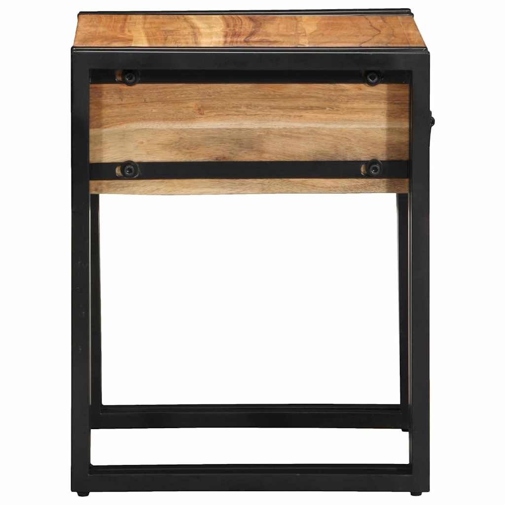 Table d'appoint Marron 40 x 40 x 50 cm Bois d'acacia massif