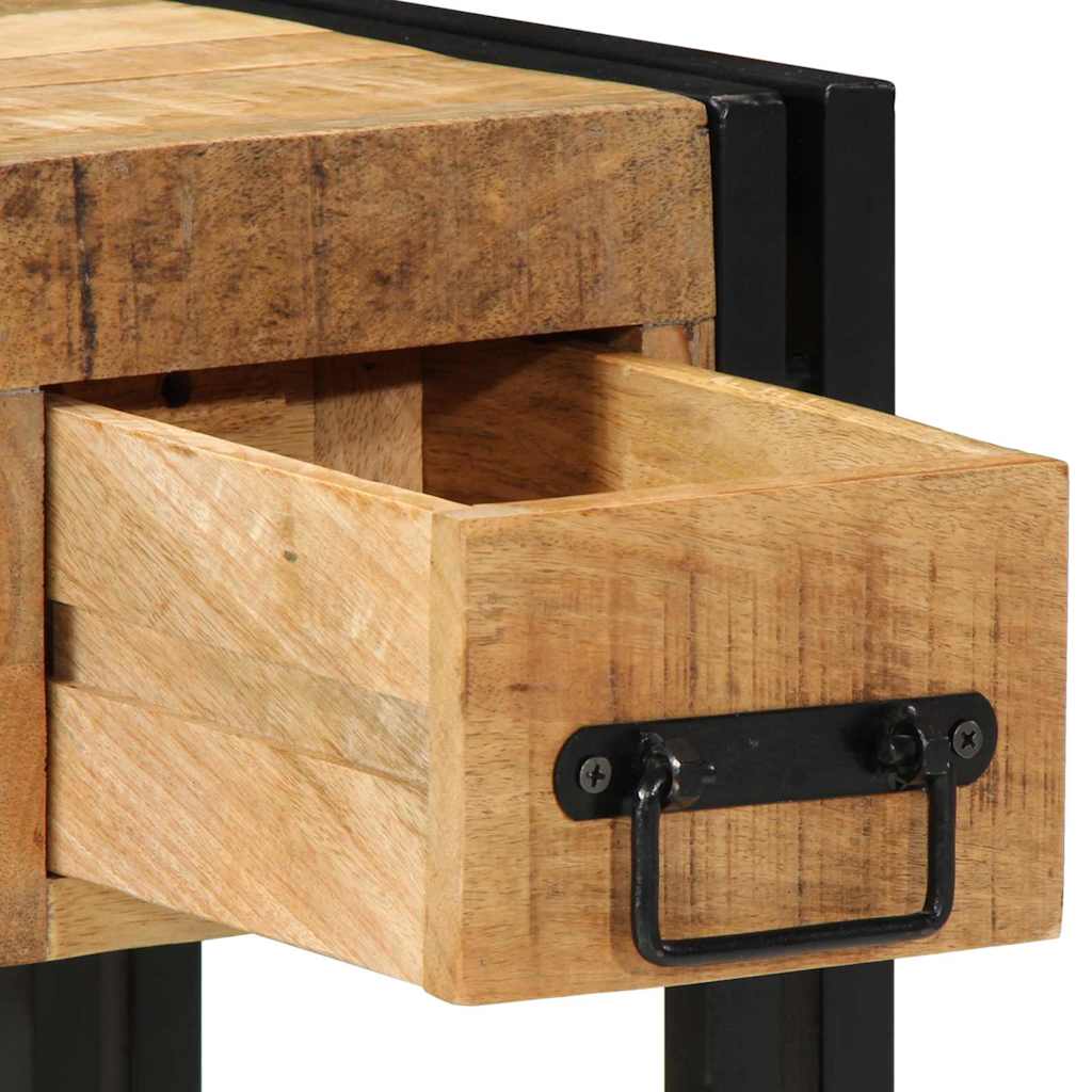 Table d'appoint Marron 30 x 30 x 40 cm bois de manguier massif