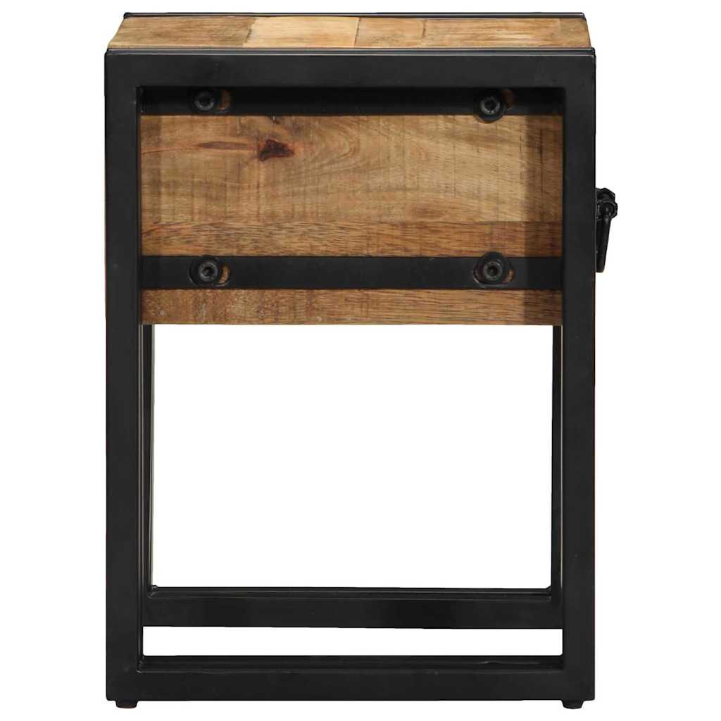 Table d'appoint Marron 30 x 30 x 40 cm bois de manguier massif