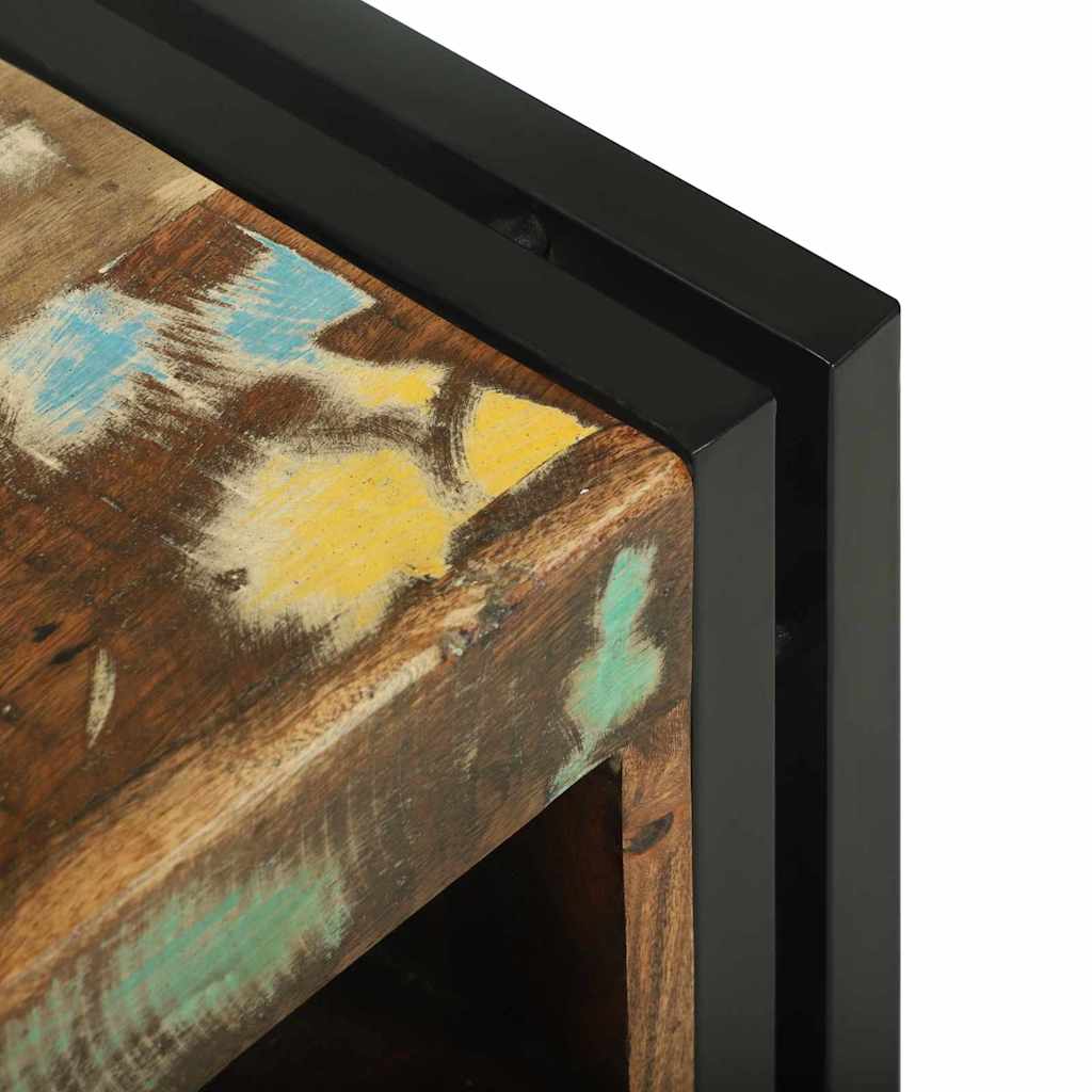 Étagère à vin 34.5 x 35 x 39 cm Bois massif de récupération