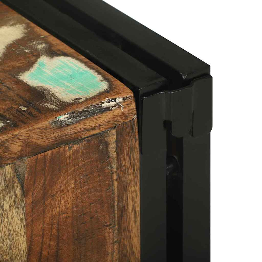 Étagère à vin 34.5 x 35 x 39 cm Bois massif de récupération