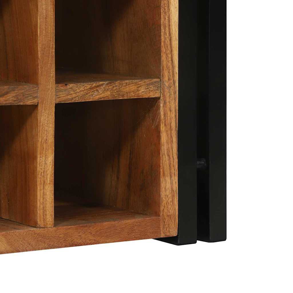 Étagère à vin Marron 34.5 x 35 x 39 cm Bois d'acacia massif