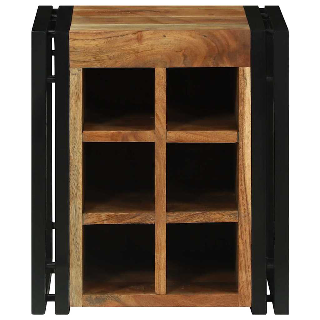 Étagère à vin Marron 34.5 x 35 x 39 cm Bois d'acacia massif