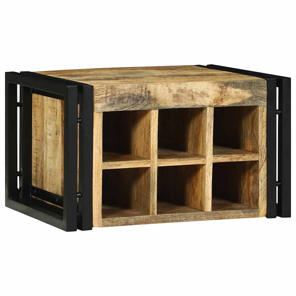 Étagère à vin 46 x 35 x 27.5 cm Bois de manguier massif