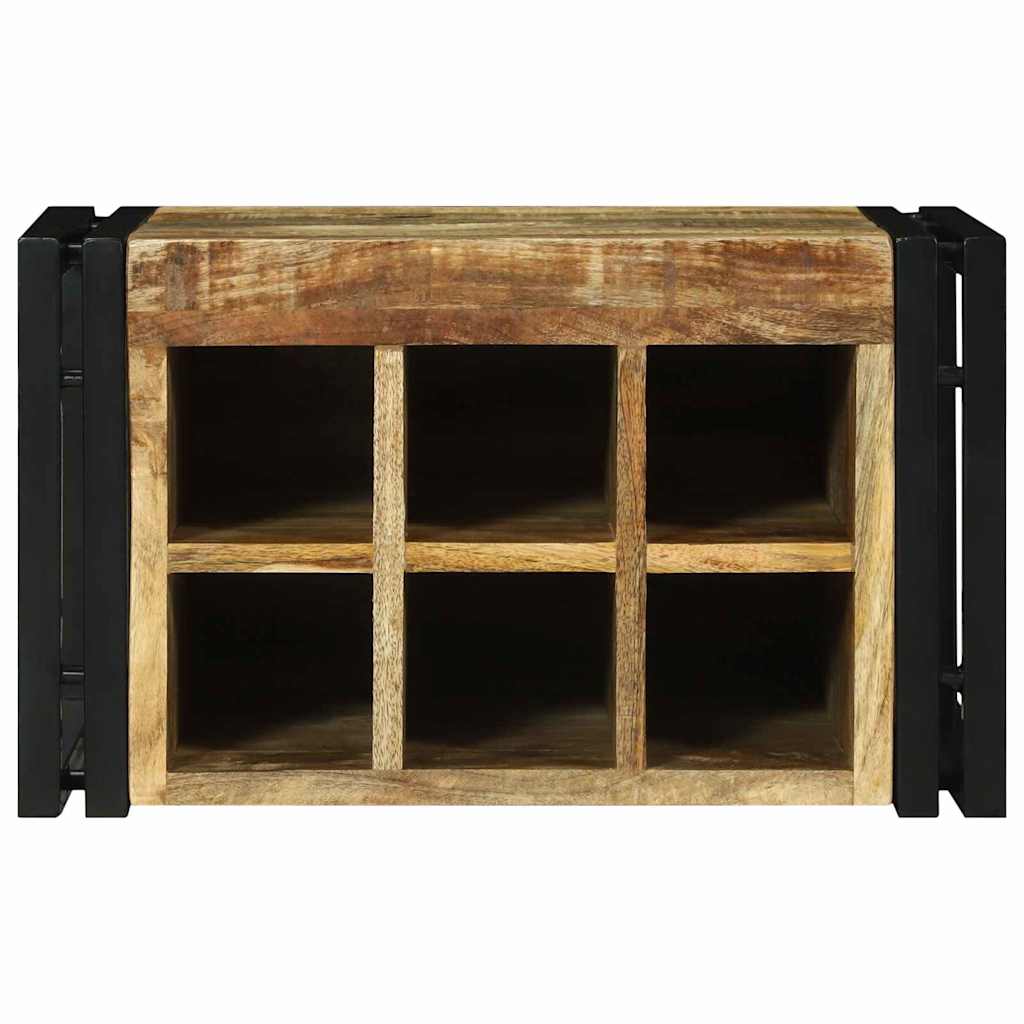 Étagère à vin 46 x 35 x 27.5 cm Bois de manguier massif