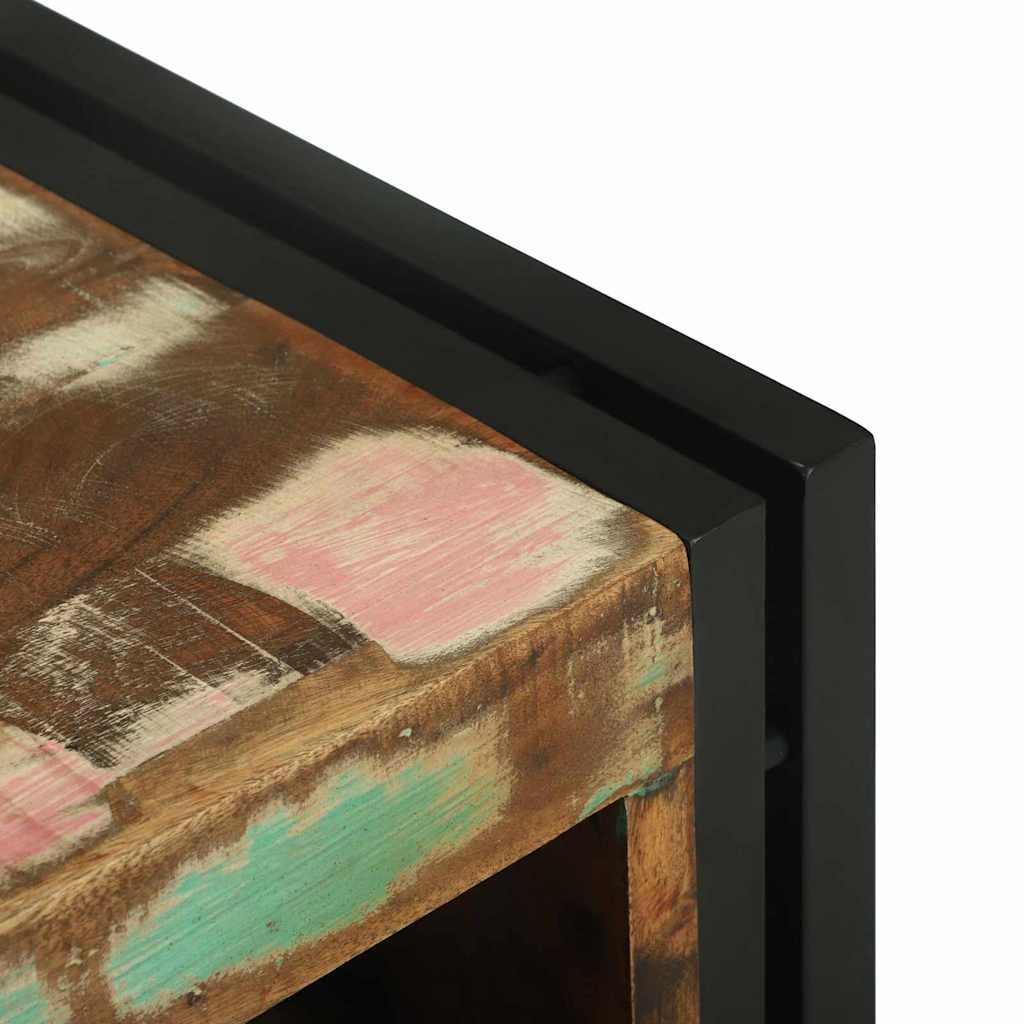 Étagère à vin 46 x 35 x 27.5 cm Bois massif de récupération