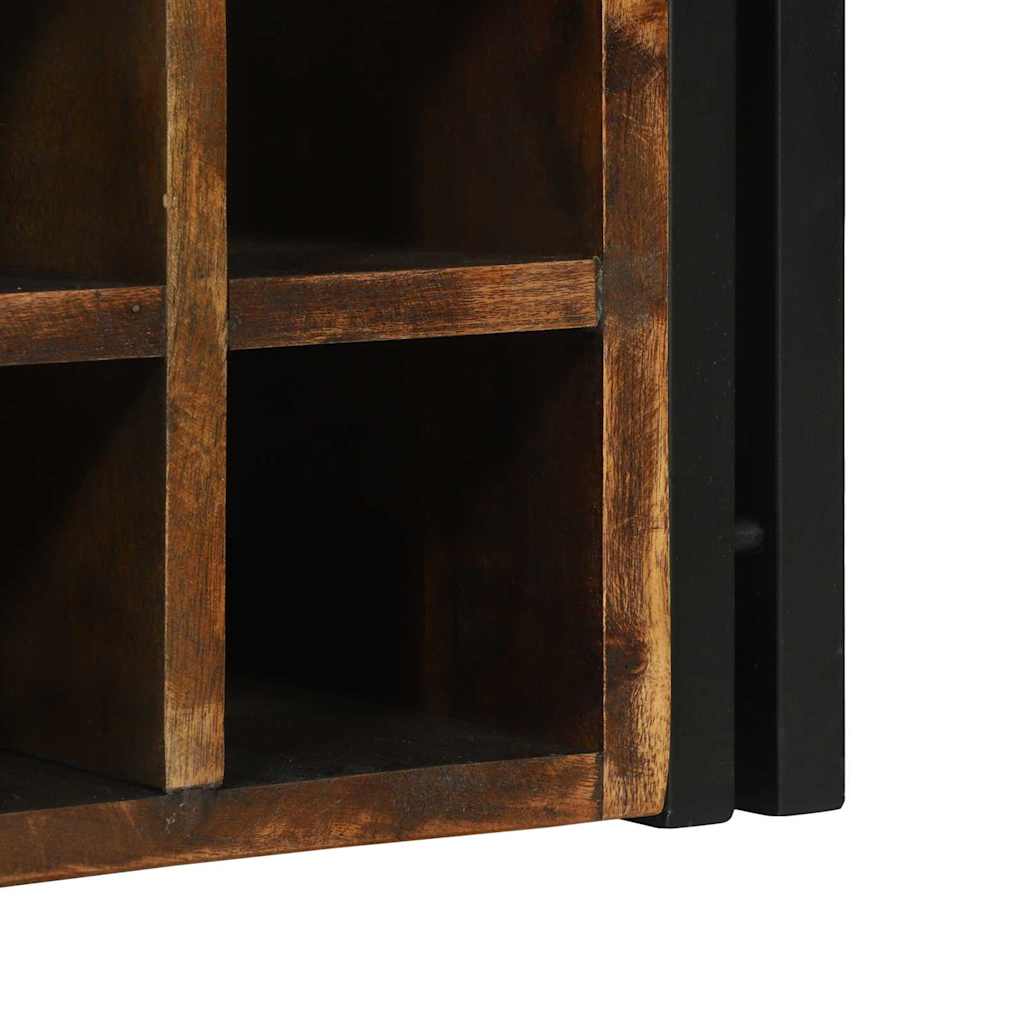 Étagère à vin 46 x 35 x 27.5 cm Bois massif de récupération