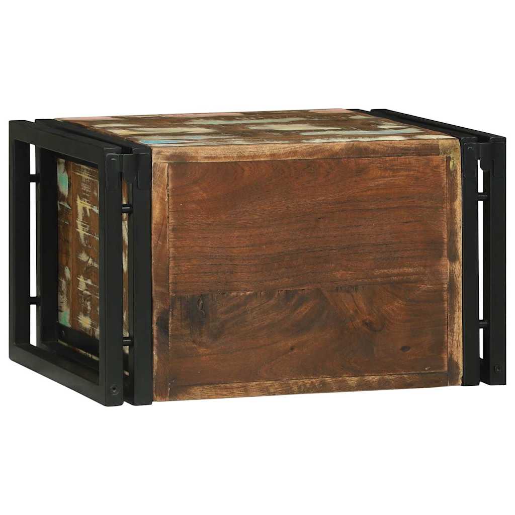 Étagère à vin 46 x 35 x 27.5 cm Bois massif de récupération