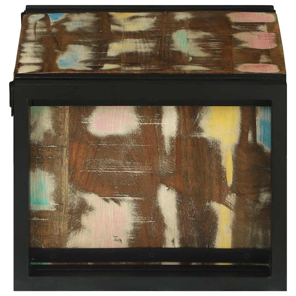 Étagère à vin 46 x 35 x 27.5 cm Bois massif de récupération