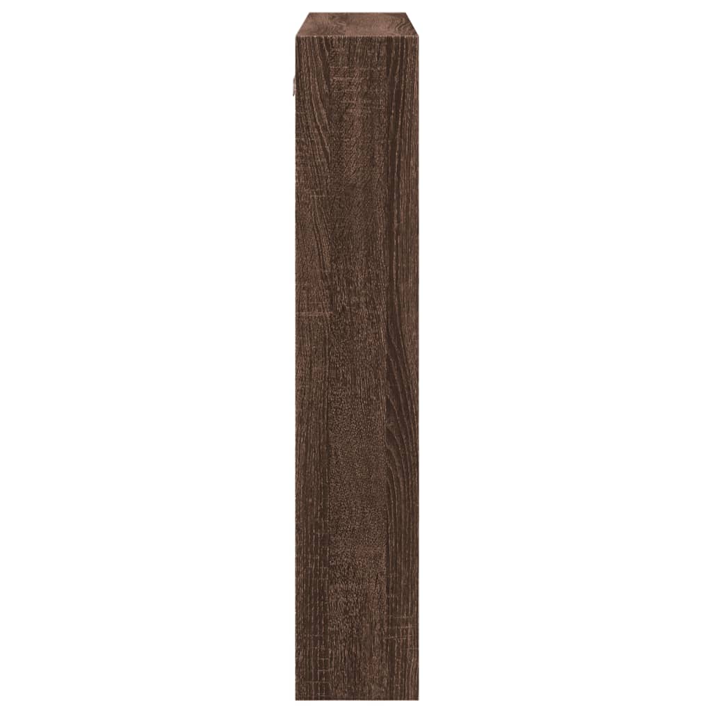 Armoire murale chêne marron 80x15x80 cm bois d'ingénierie