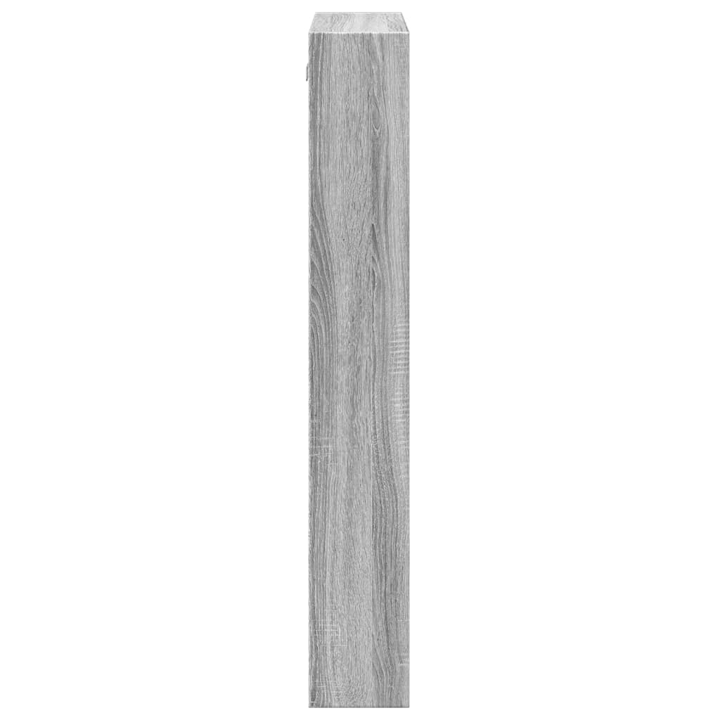 Armoire murale sonoma gris 50x15x100 cm bois d'ingénierie