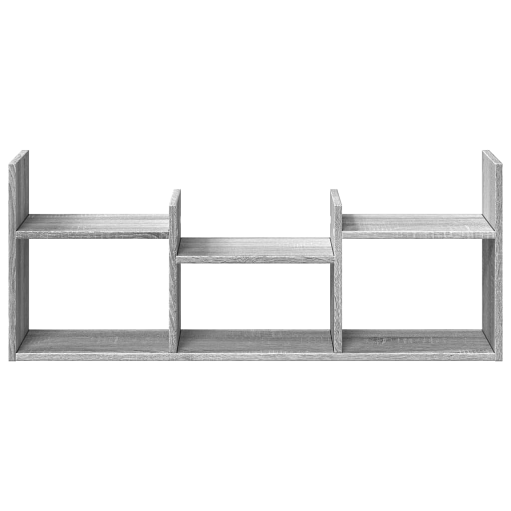 Armoire murale 100x18x40 cm sonoma gris bois d'ingénierie