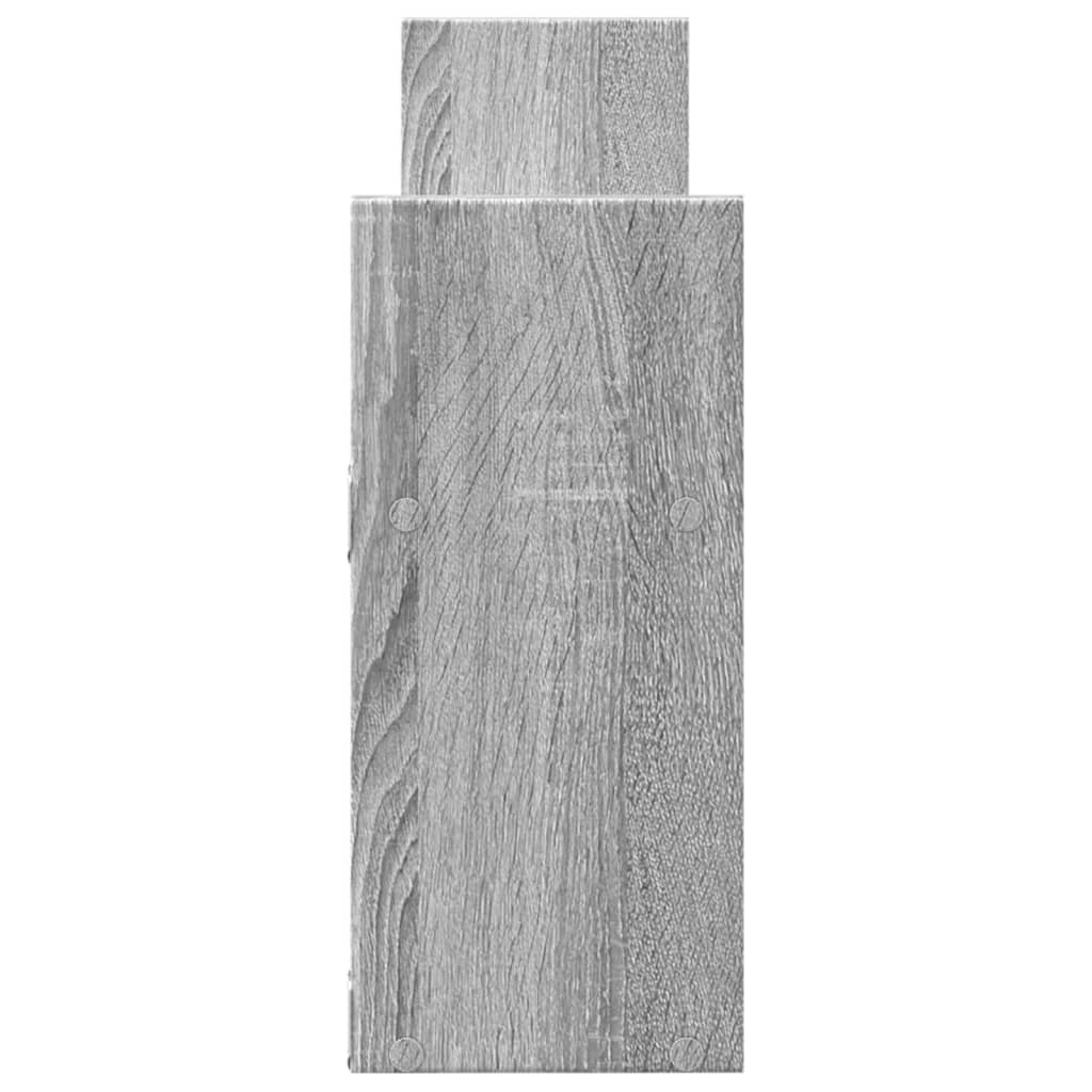 Armoire murale 100x18x40 cm sonoma gris bois d'ingénierie