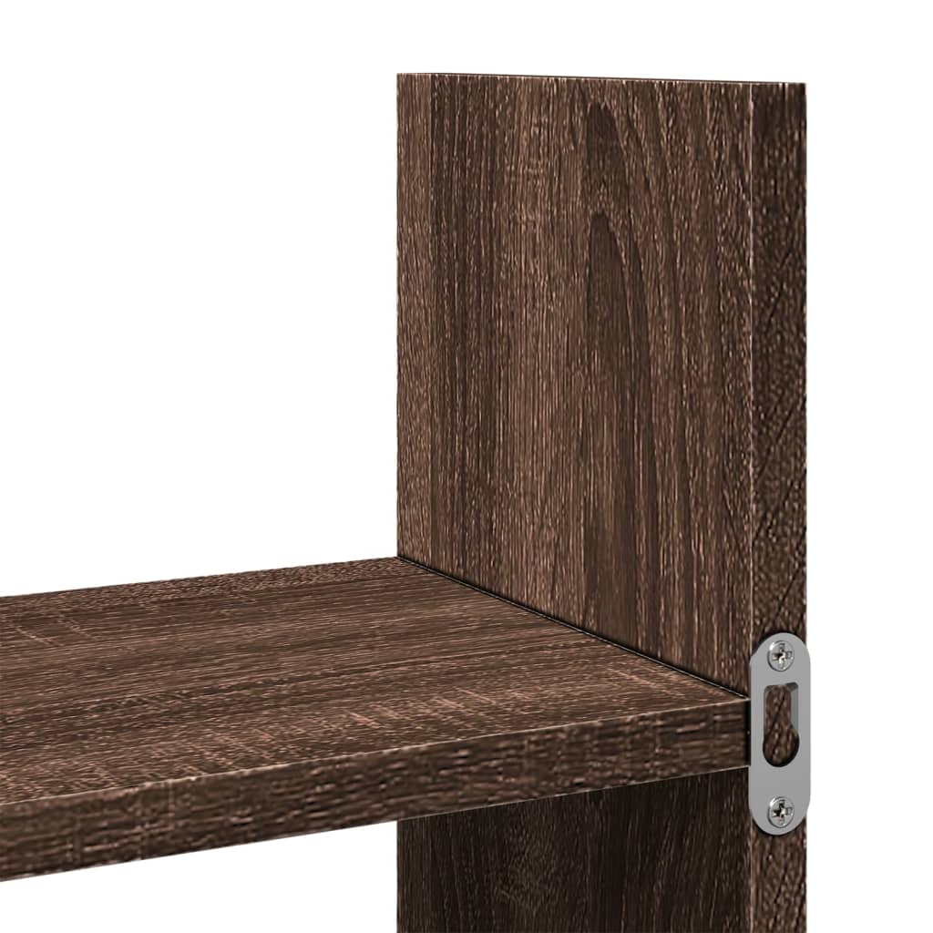 Armoire murale 100x18x40 cm chêne marron bois d'ingénierie