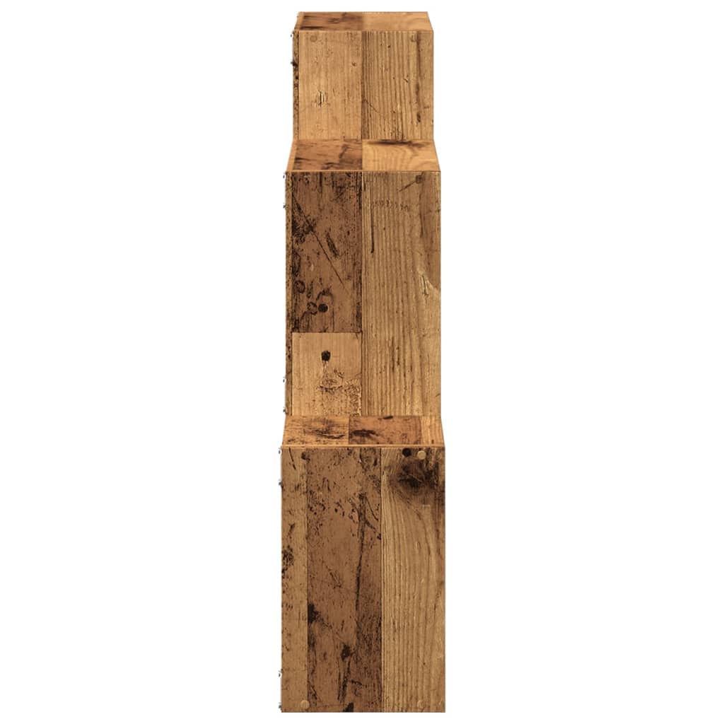 Armoire murale 78x18x71 cm vieux bois bois d'ingénierie