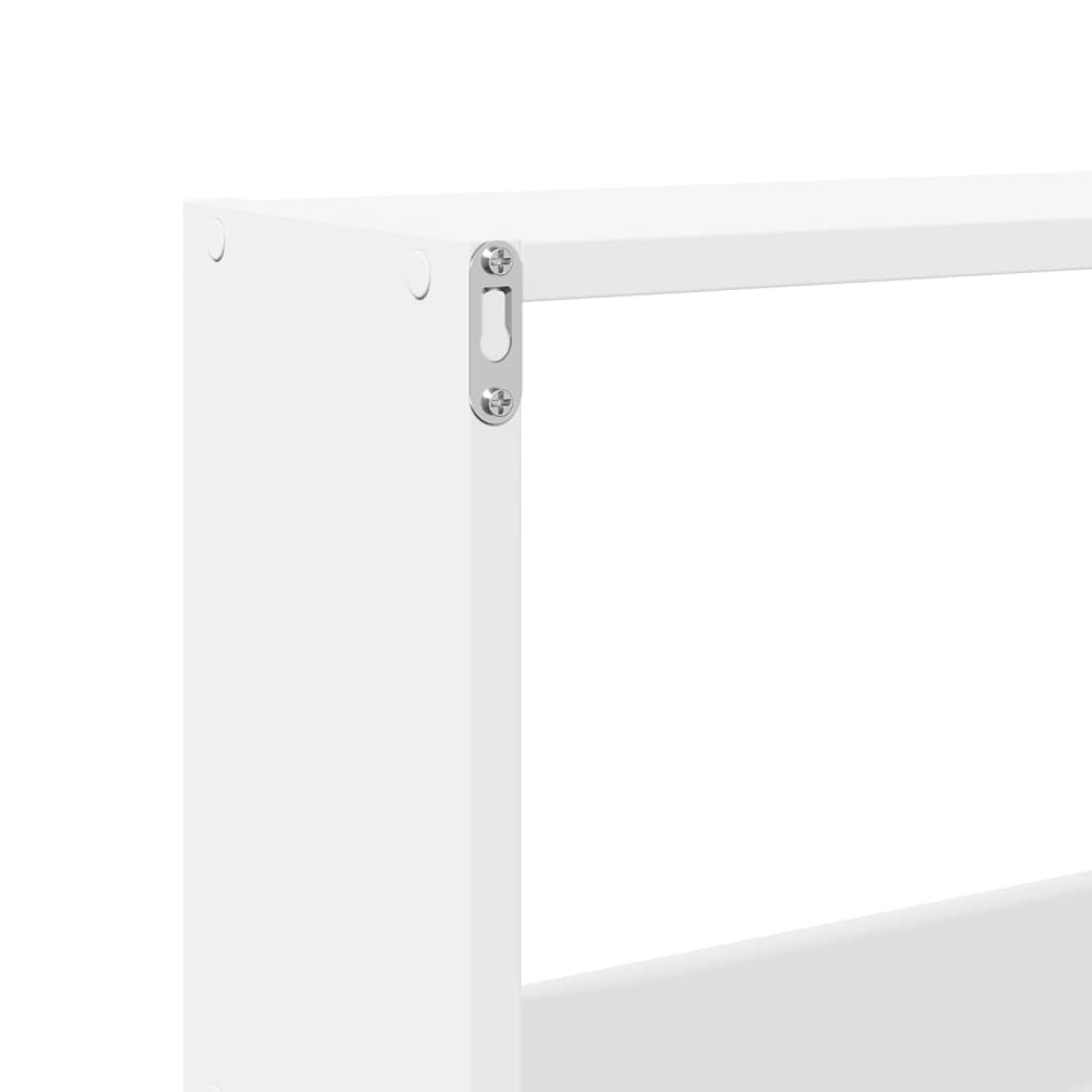 Armoire murale 158x18x53 cm blanc bois d'ingénierie