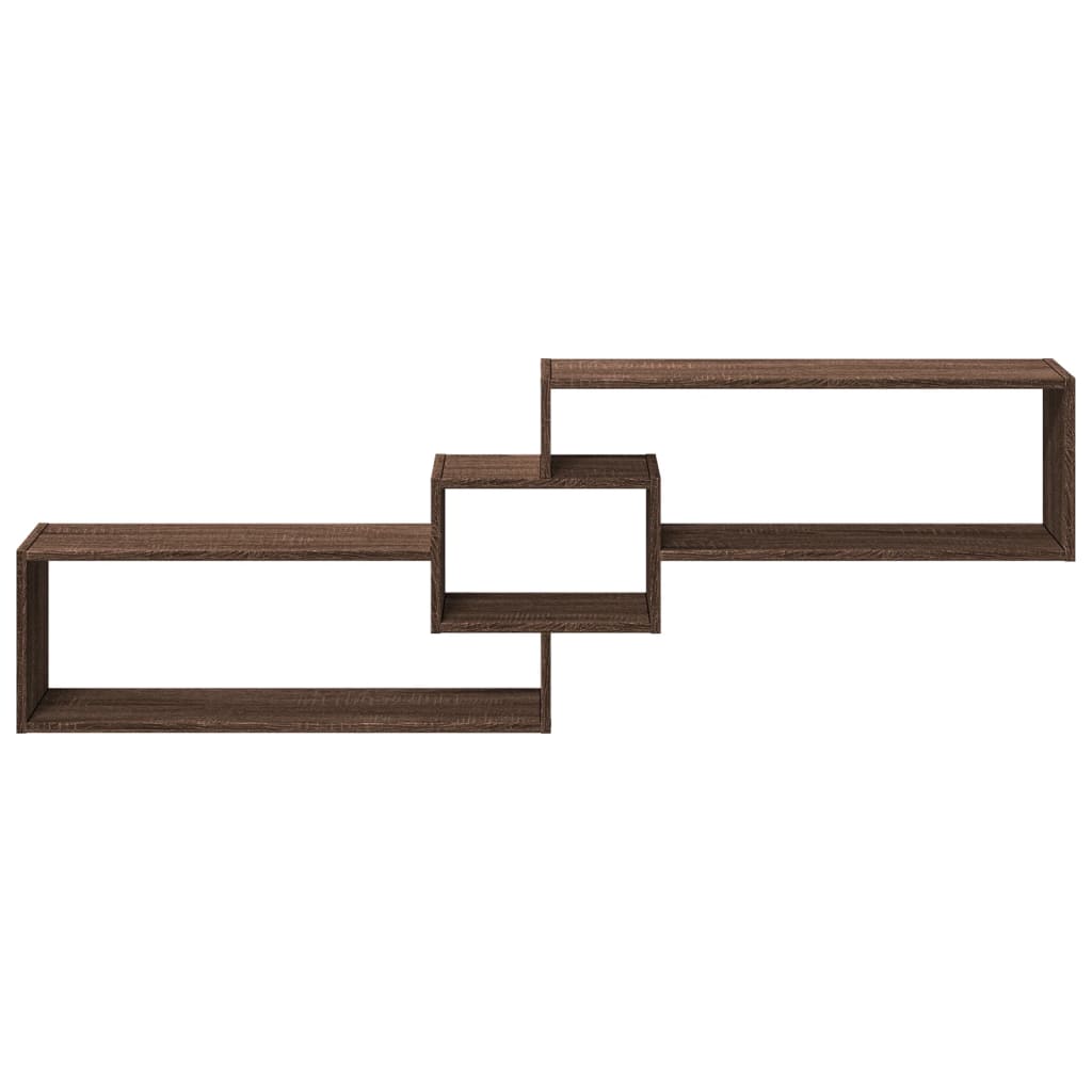 Armoire murale 158x18x53 cm chêne marron bois d'ingénierie