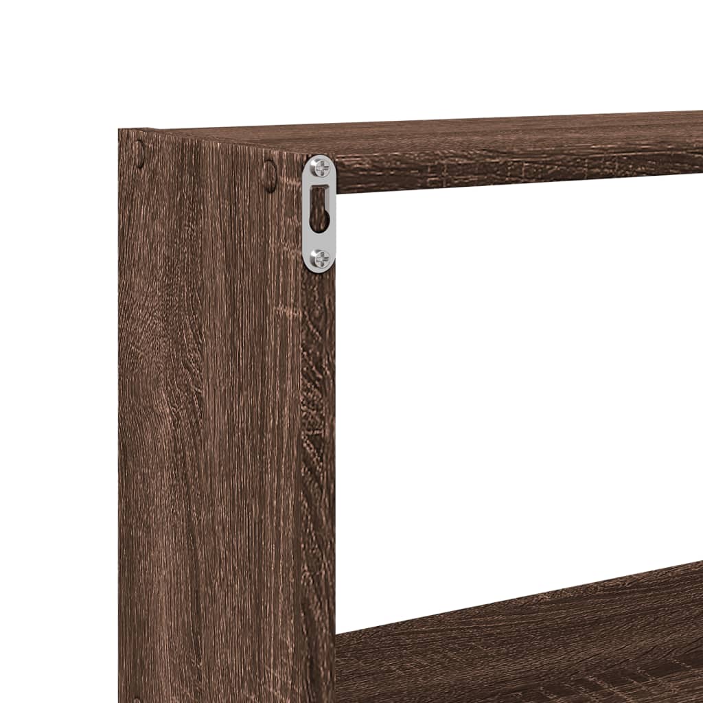 Armoire murale 158x18x53 cm chêne marron bois d'ingénierie