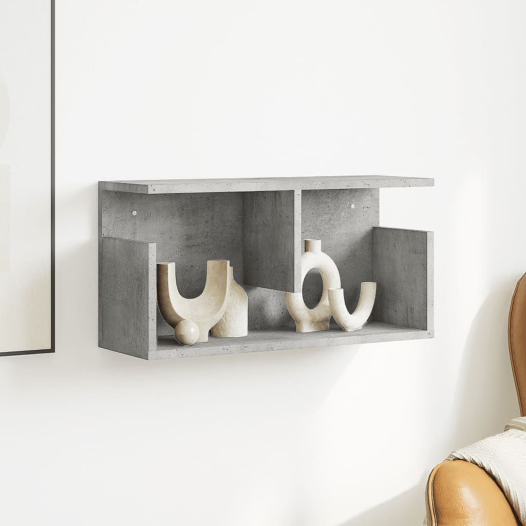 Armoire murale 60x20x30 cm gris béton Bois d'ingénierie