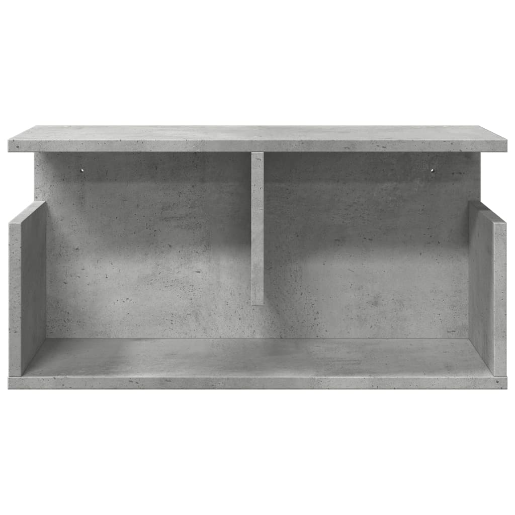 Armoire murale 60x20x30 cm gris béton Bois d'ingénierie