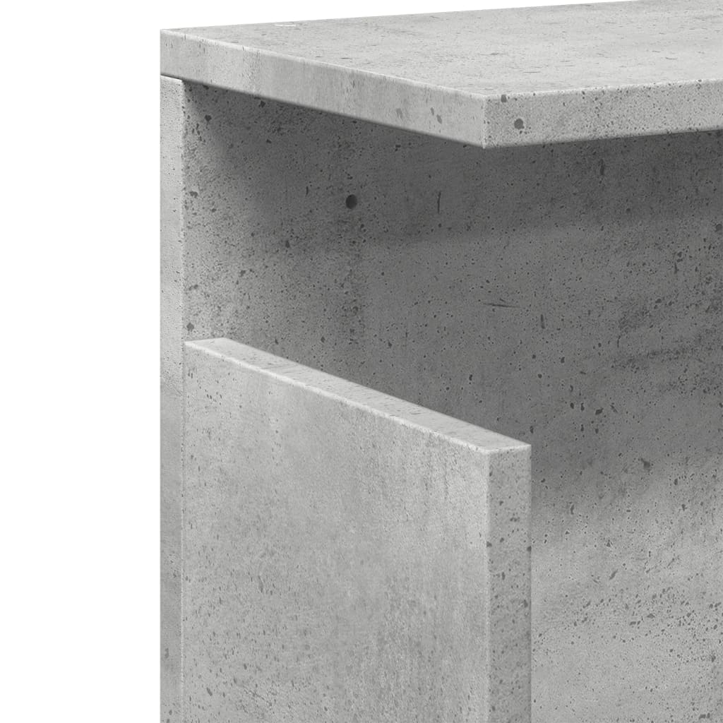 Armoire murale 60x20x30 cm gris béton Bois d'ingénierie