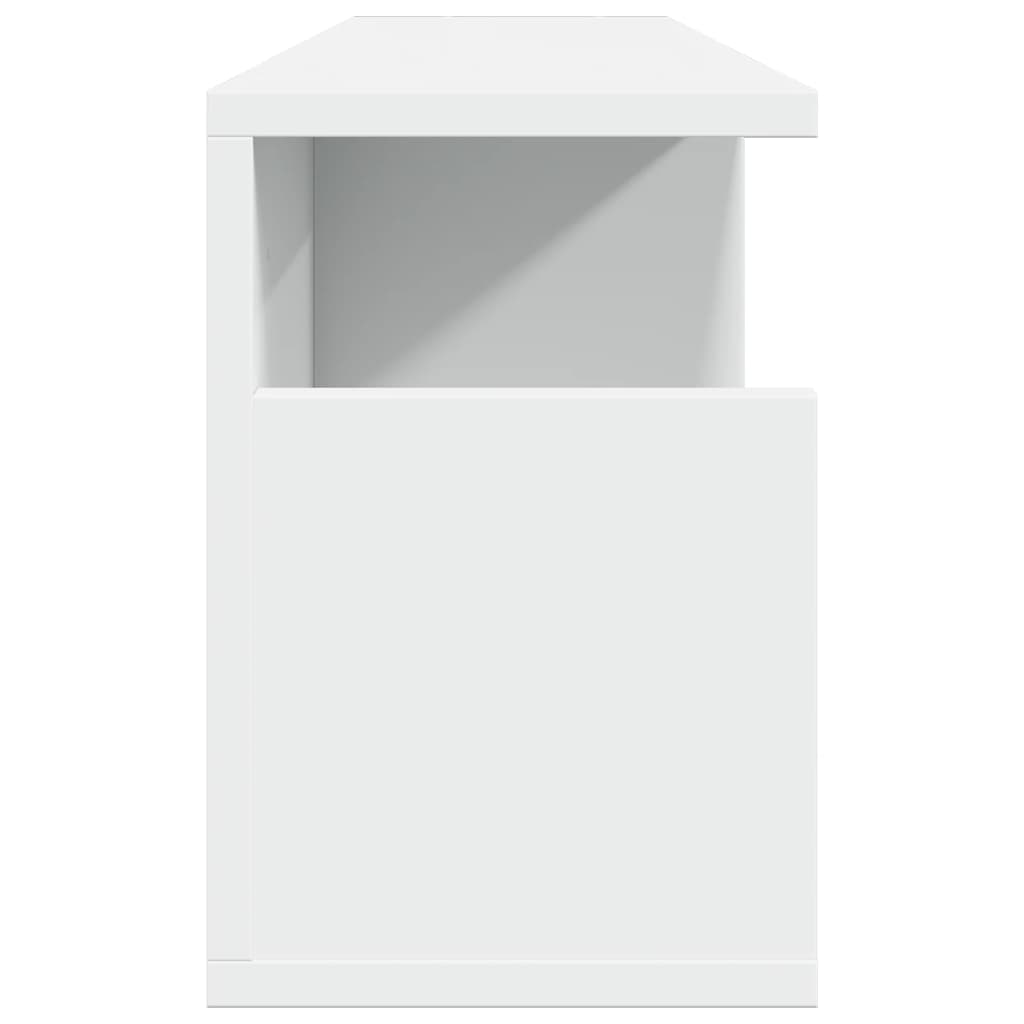 Armoire murale 80x20x30 cm blanc bois d'ingénierie