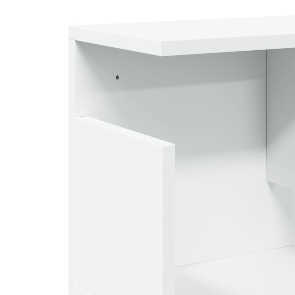 Armoire murale 80x20x30 cm blanc bois d'ingénierie