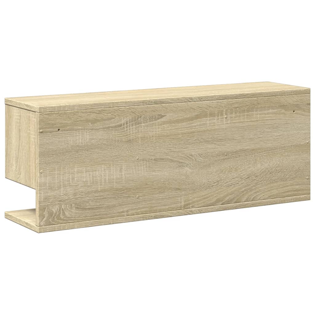 Armoire murale 80x20x30 cm chêne sonoma bois d'ingénierie